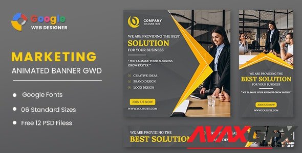 CodeCanyon - Business Marketing Animated Banner GWD v1.0 - 32401961
