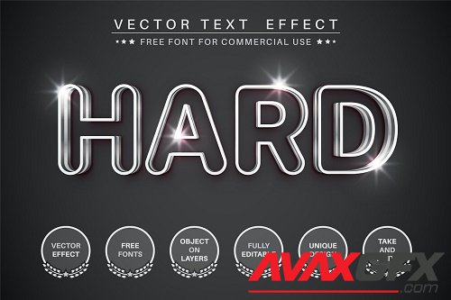 Hard Metal - editable text effect - 6213370 - Hard Metal - editable text effect