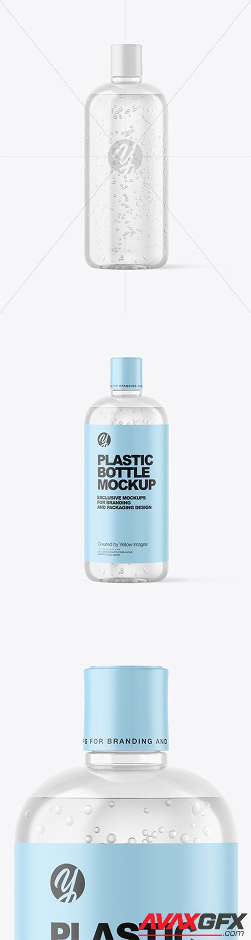 Clear Cosmetic Bottle Mockup 80158