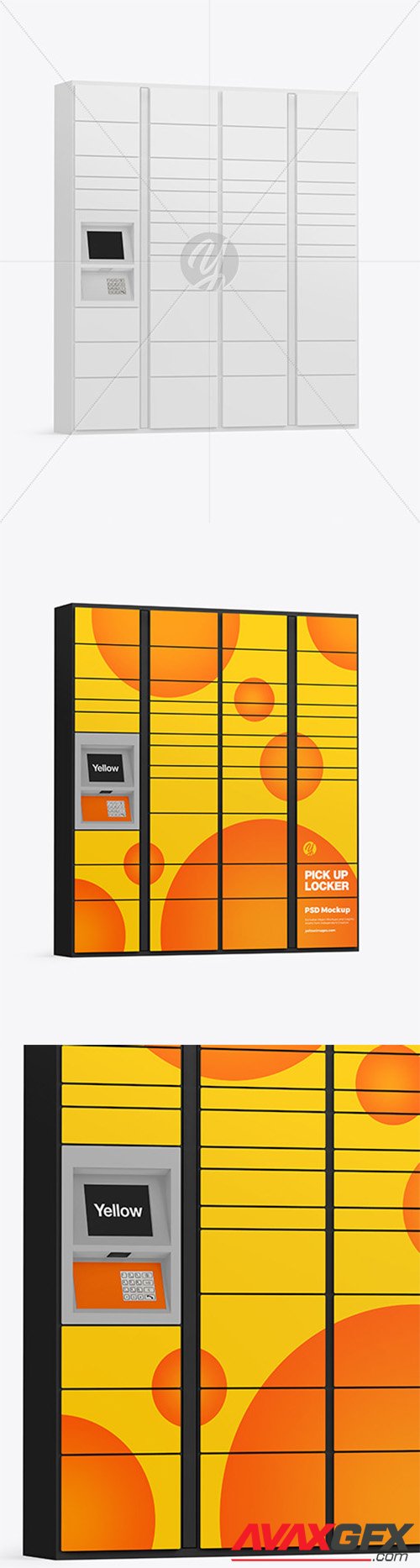 Pick Up Locker Mockup 80120