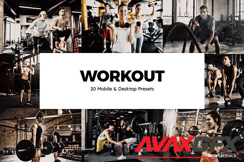 20 Workout Lightroom Presets & LUTs - 6216994