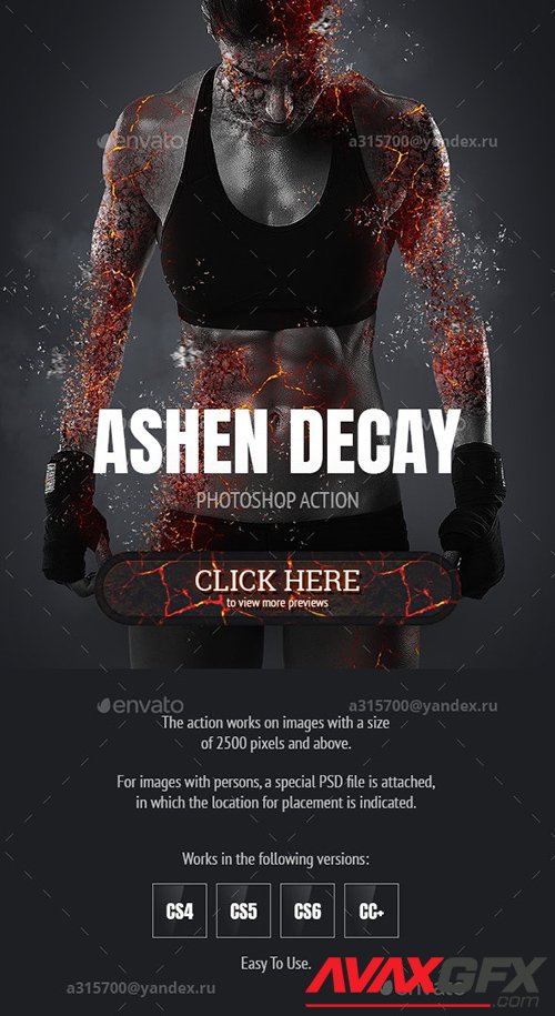 Ashen Decay Photoshop Action 20151043