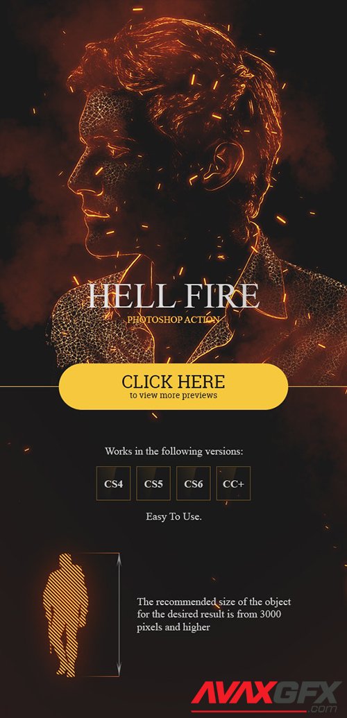 Hell Fire Photoshop Action 19945483