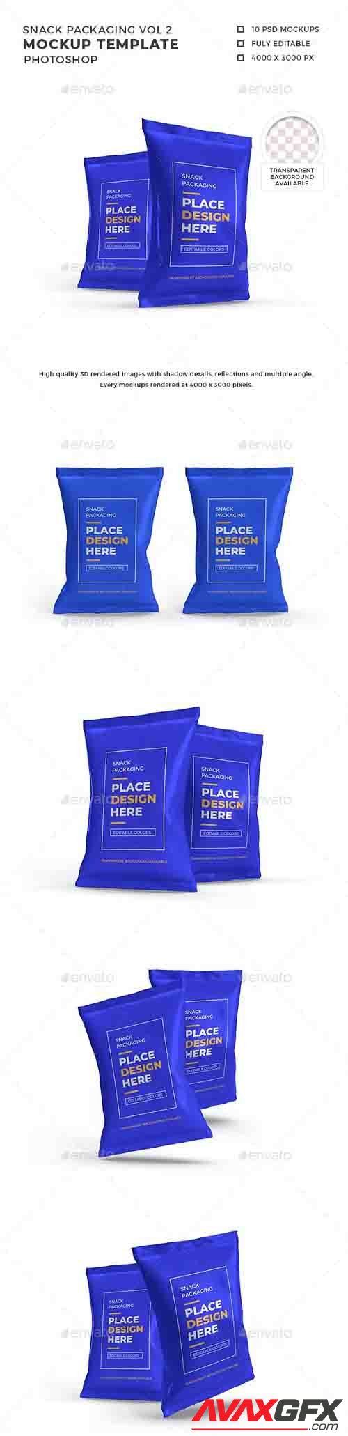 Snack Packaging Mockup Template Vol 2 - 32584108