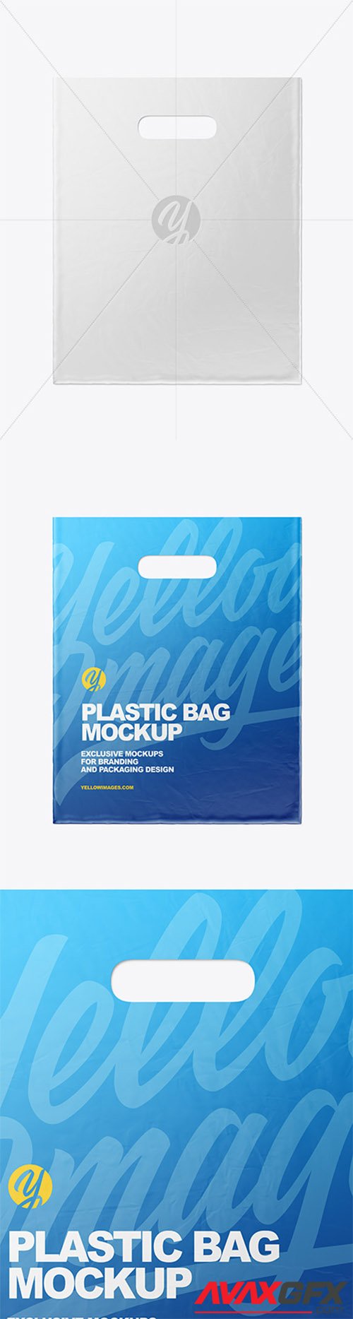 Plastic Carrier Bag Mockup 80480
