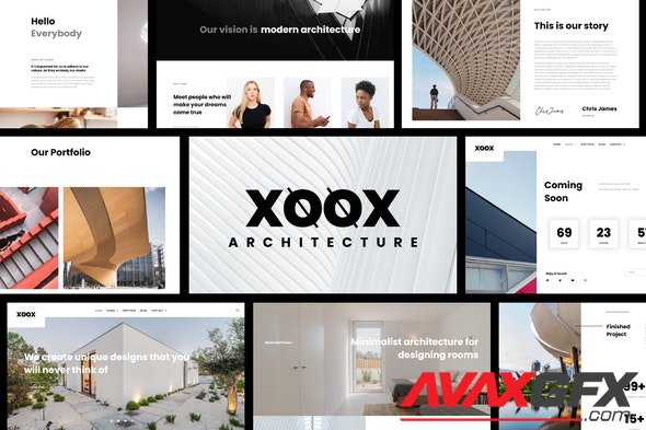 ThemeForest - XOOX v1.0.0 - Architecture Agency Elementor Template Kit - 31771074