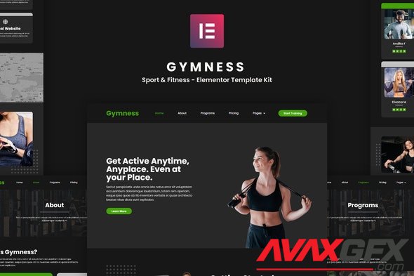 ThemeForest - Gymness v3.2.4 - Sport & Fitness Elementor Template Kit - 32401590