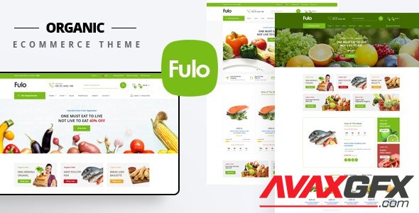 ThemeForest - Fulo v1.0 - Organic & Food Responsive Prestashop Theme - 32553564