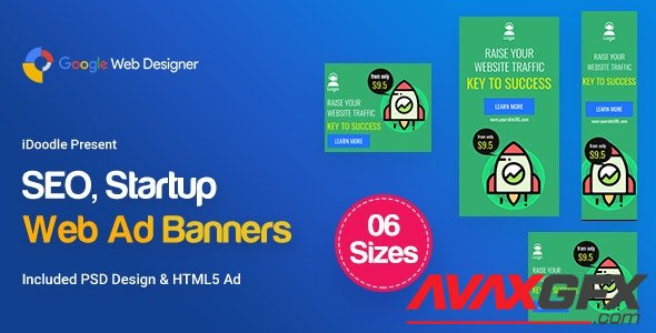 CodeCanyon - C04 - SEO, Startup Agency Banners GWD & PSD v1.0 - 23750194