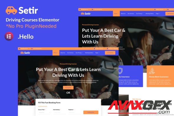 ThemeForest - Setir v1.0.0 - Driving Courses Elementor Template Kit - 32033081