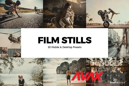 20 Film Stills Lightroom Presets - 6221609