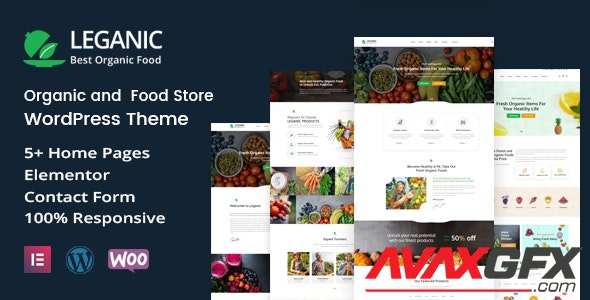 ThemeForest - Leganic v1.2 - Organic and Food Store WordPress Theme (Update: 10 June 21) - 27528440