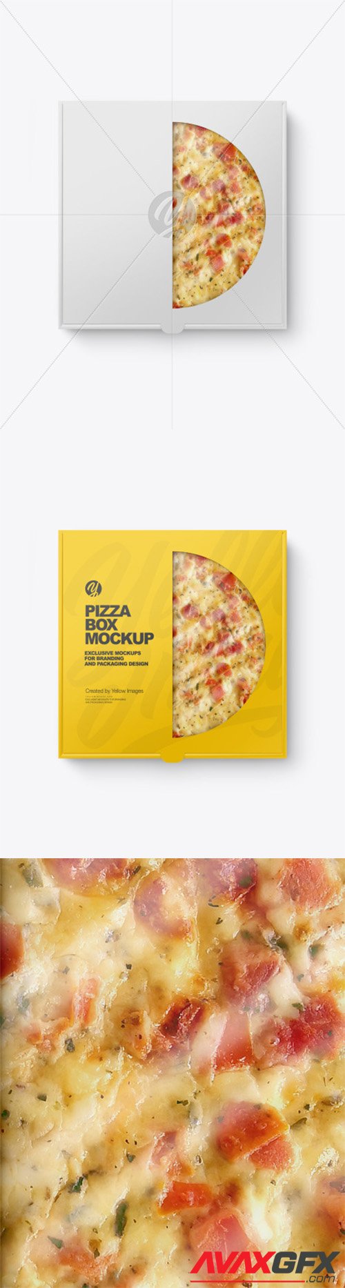 Pizza Box Mockup 80572