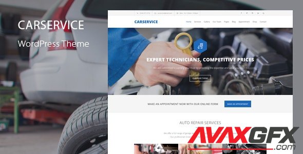 ThemeForest - Car Service v6.3 - Mechanic Auto Shop WordPress Theme - 12777824