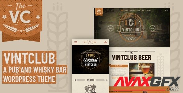 ThemeForest - VintClub v1.0.7 - A Pub and Whisky Bar WordPress Theme - 22678852