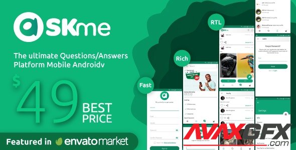 CodeCanyon - AskMe Android v1.0.1 - Mobile Questions Answers Social Network Application - 29589806