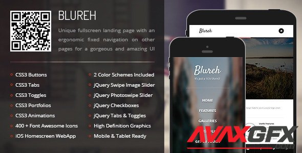 ThemeForest - Blureh Mobile v1.0 - 8715805