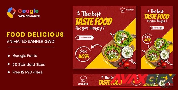 CodeCanyon - Fast Food Animated Banner GWD v1.0 - 32652461