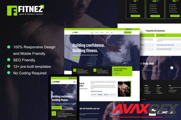 ThemeForest - Fitnez v1.0.0 - Fitness & Gym Elementor Template Kit - 32616655