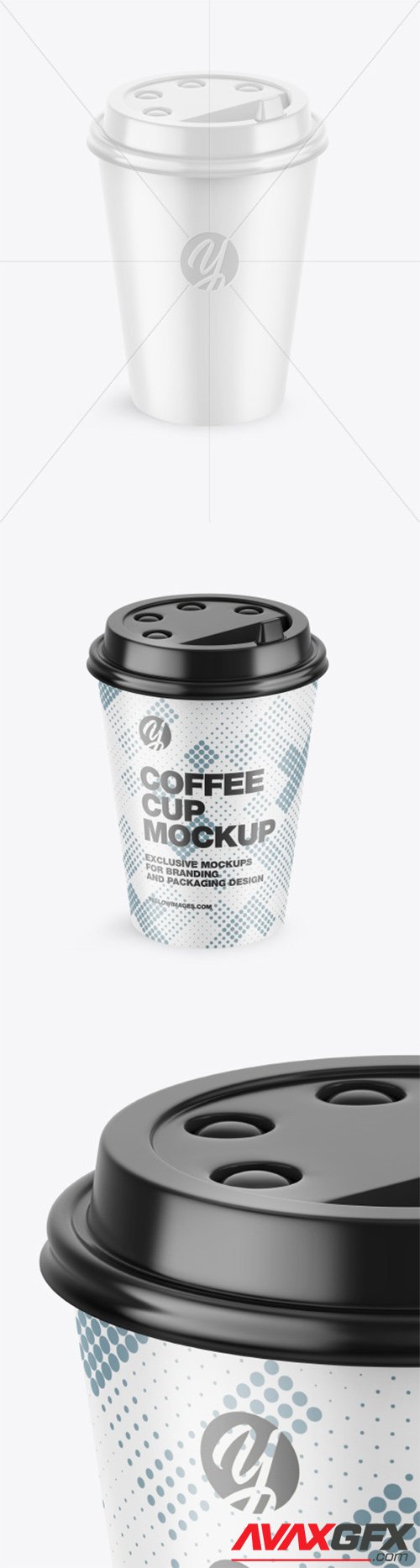 Matte Coffee Cup Mockup 83031