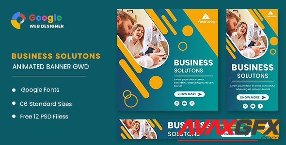 CodeCanyon - Business Solution Animated Banner GWD v1.0 - 32709749