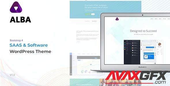 ThemeForest - Alba v1.0 - Startup/Software WordPress Theme (Update: 6 June 21) - 21233859