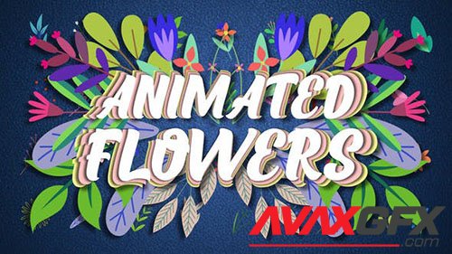 Animated Flowers || After Effects 32690336