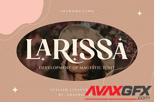 Larissa - Stylish Ligatur Typeface