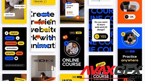 Online Course Stories Pack 32642720