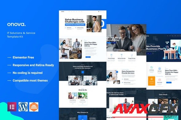 ThemeForest - Onova v1.0.0 - Technology IT Solutions Template Kit - 32664277