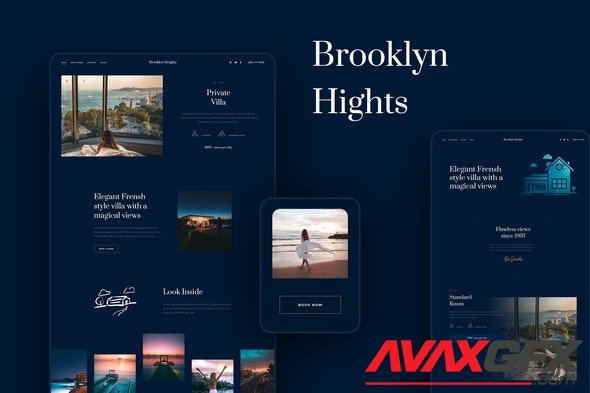 ThemeForest - Brooklyn Heights v3.2.4 - Private Villa & Hotel Elementor Template Kit - 32613665