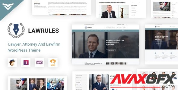 ThemeForest - Lawrules v1.3 - Lawyer WordPress Theme - 24400458