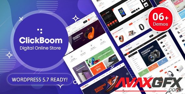 ThemeForest - ClickBoom v1.6.6 - Digital Store WooCommerce WordPress Theme (6+ Homepage Designs) - 15982517 - NULLED