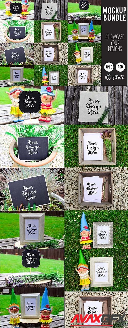 Garden Mockup Bundle | Outdoor - 6249436