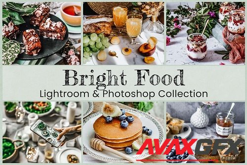 6 Bright Food Photo Edit Collection - 6254863