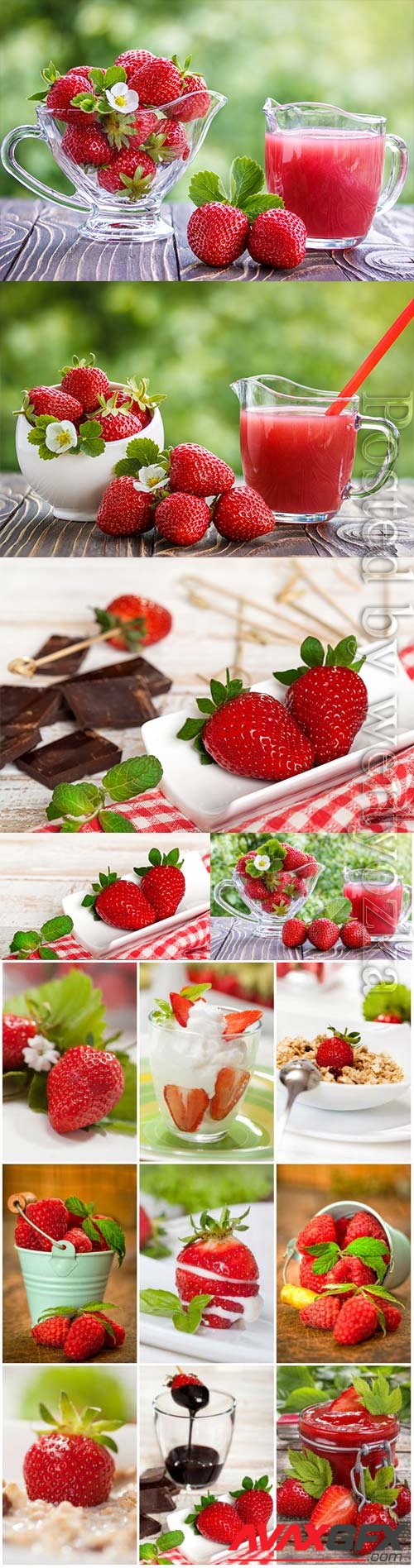 Strawberry stock photo