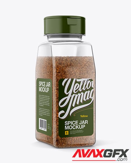 Spice Jar Mockup - Halfside View 14165