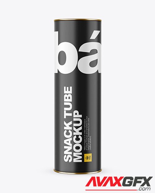 Matte Tube Mockup - Front View 16442