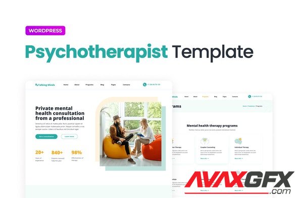 ThemeForest - Talking Minds v1.0.0 - Psychotherapist Elementor Template Kit - 32813014