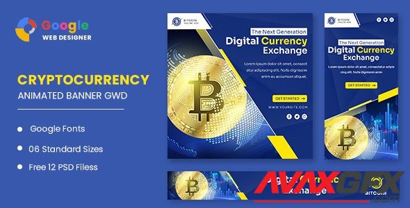 CodeCanyon - Cryptocurrency Bitcoin Animated Banner GWD v1.0 - 32824973