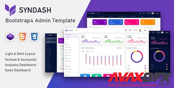 ThemeForest - Syndash v1.0 - Bootstrap4 Admin Template - 29563789