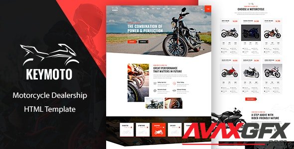 ThemeForest - Keymoto v1.0 - Motorcycle HTML Template - 29947988