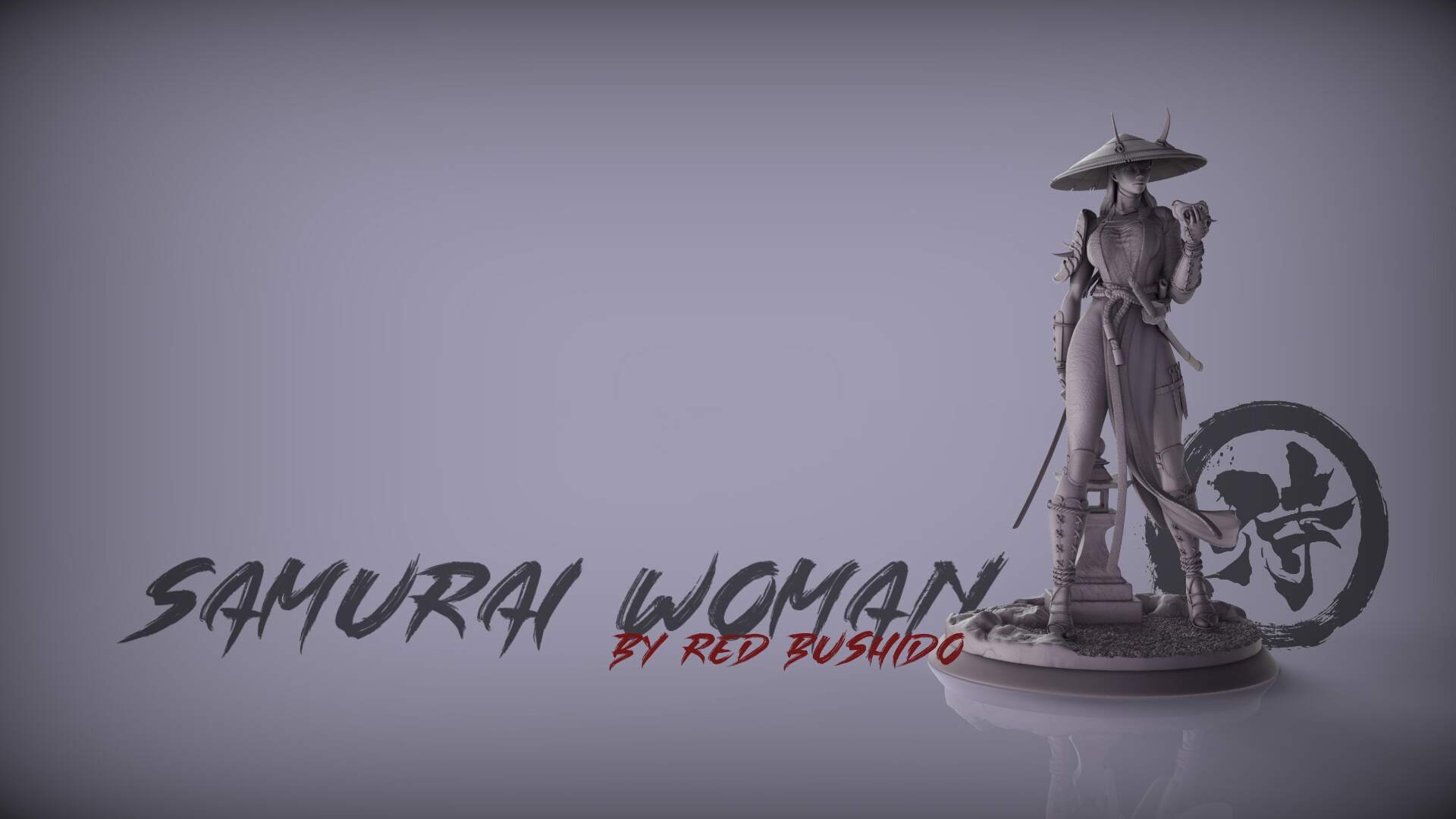 Samurai Woman 3D Printable STL