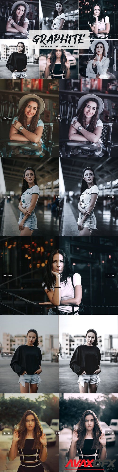 Graphite Pro Lightroom Presets - 6264208