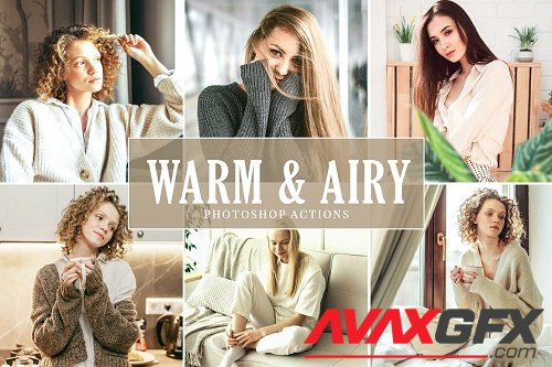 Warm & Airy Photoshop Actions - 6264612