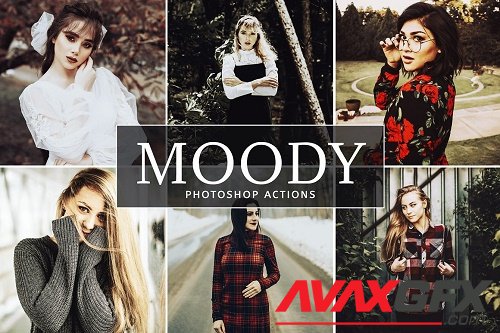 Moody Photoshop Actions - 6264491