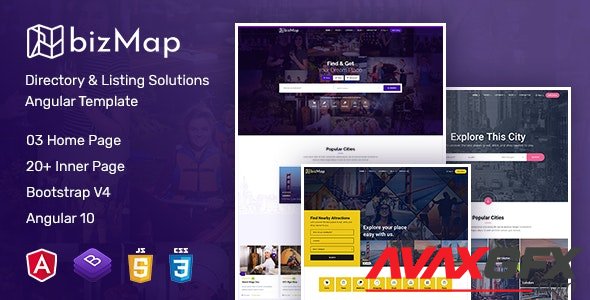 ThemeForest - BizMap v1.0 - Directory Listing Angular 10 Template - 28807315