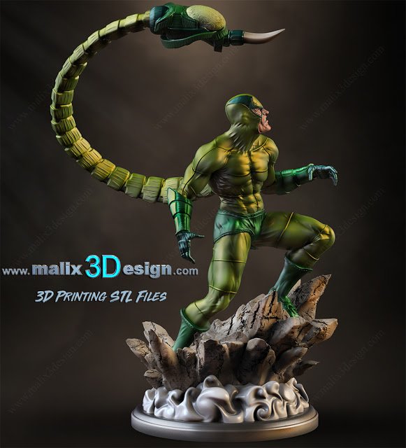 Marvel Scorpion 3D Printable STL