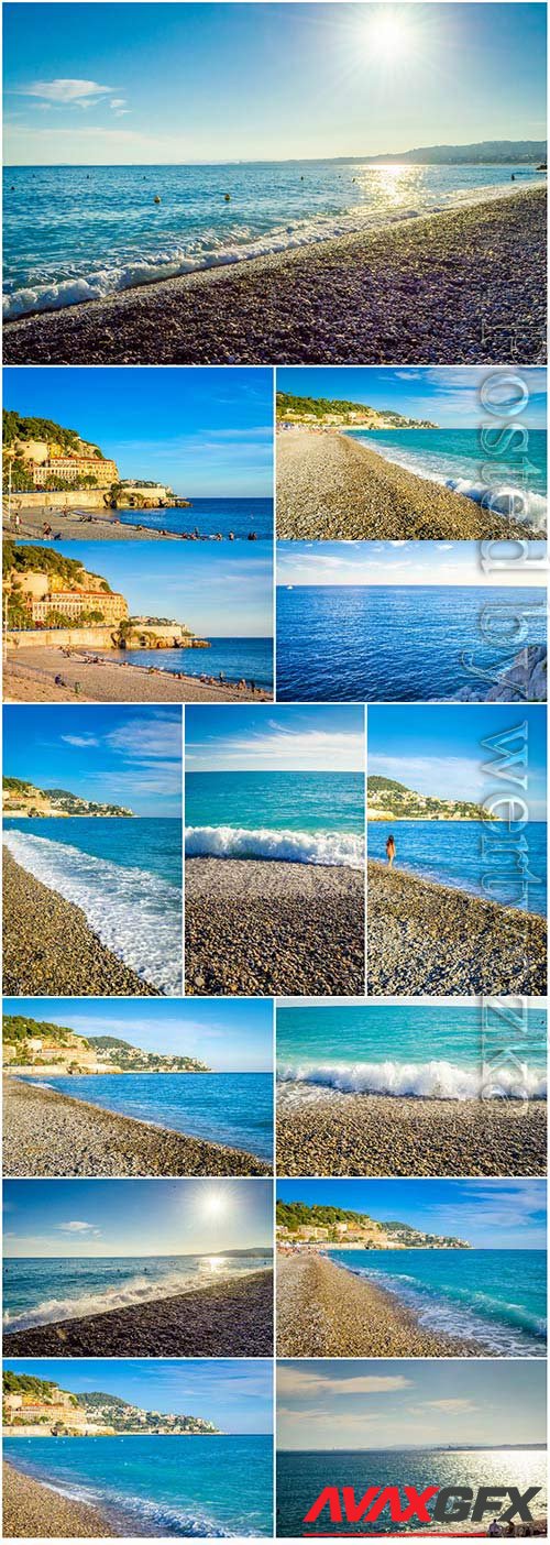 Beautiful coastal scenery stock photo