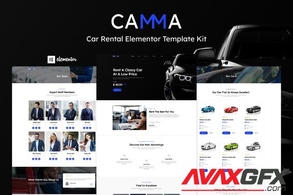 ThemeForest - Camma v1.0.0 - Car Rental Elementor Template Kit - 32931016
